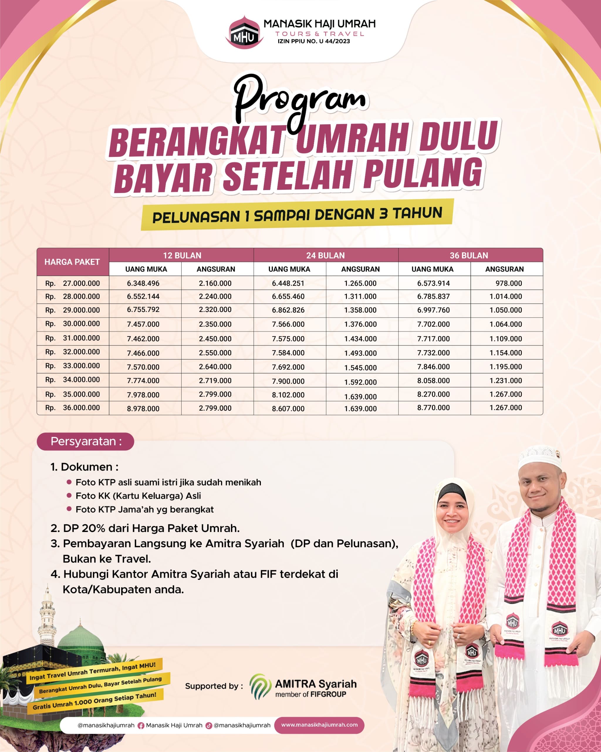 Program Umroh dulu Bayar Belakangan
